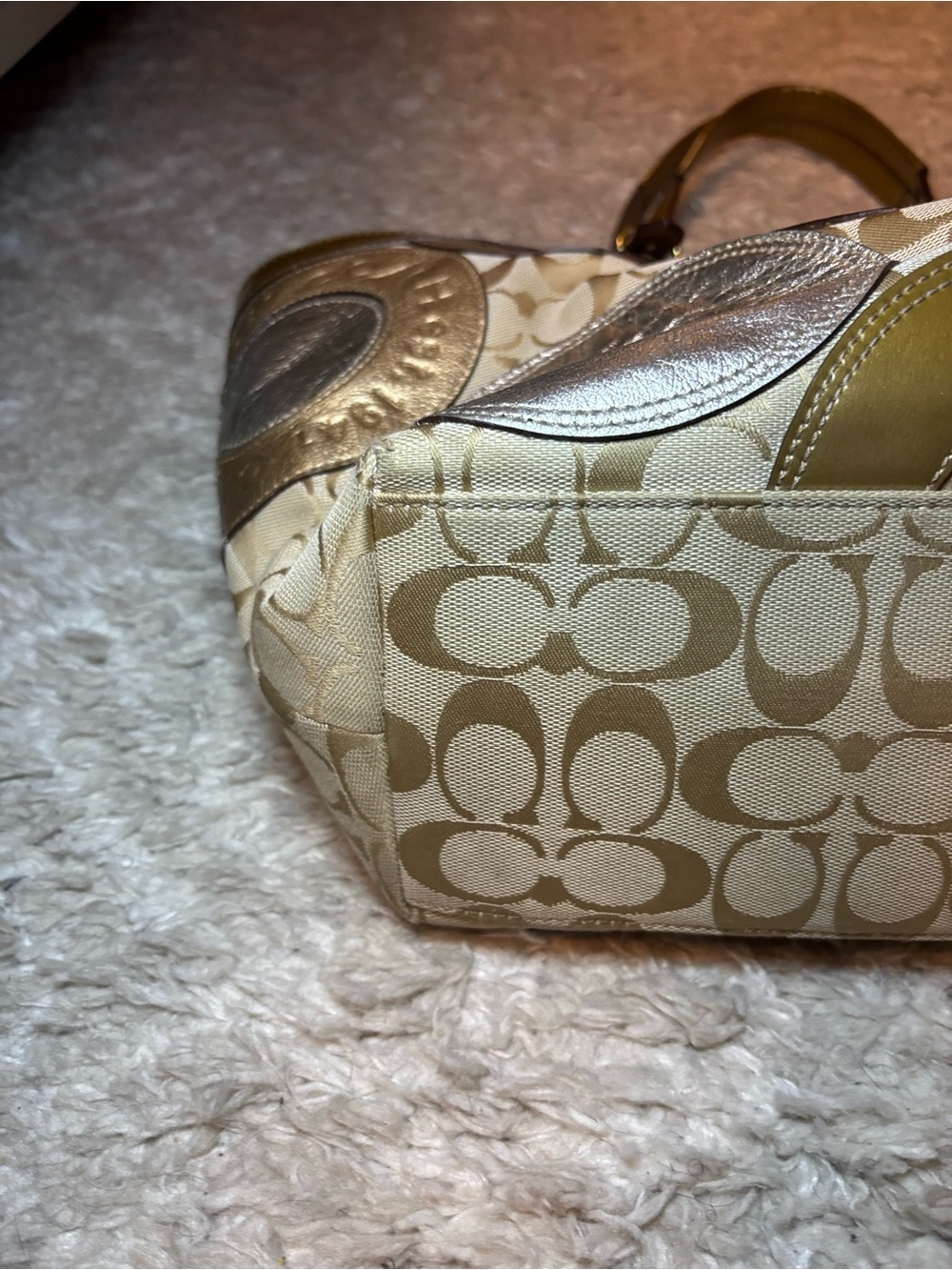 Coach Carly Patchwork Tote Bag - Picture 7 of 16